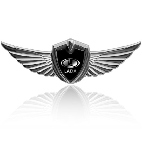 Lada 3D znak nalepovací