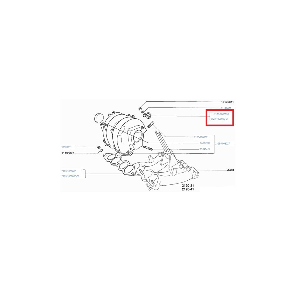 Ansaugkrümmerdichtung 2123-1008033