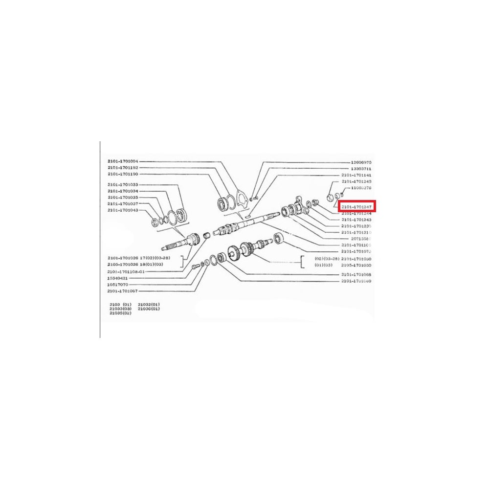 Flansch-Unterlegscheibe 21010-1701247