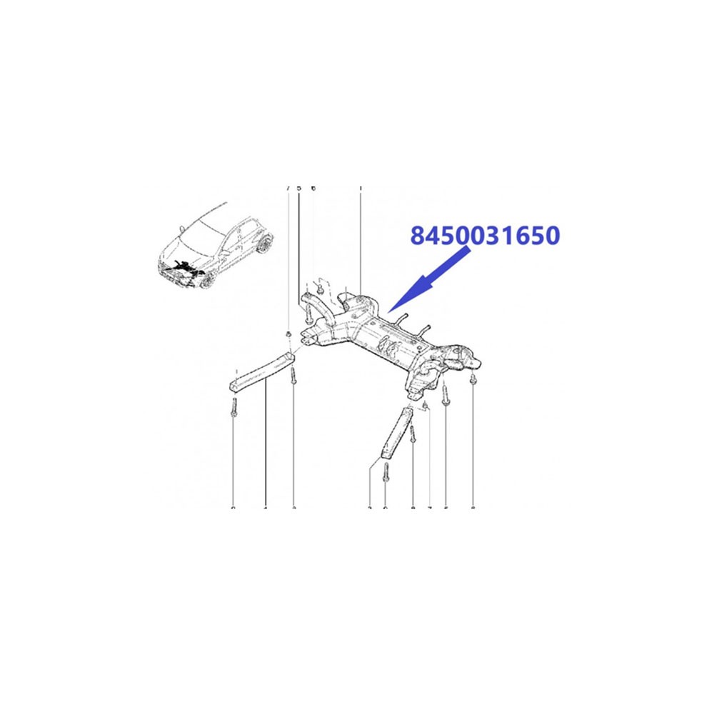 Vorderachse 8450031650