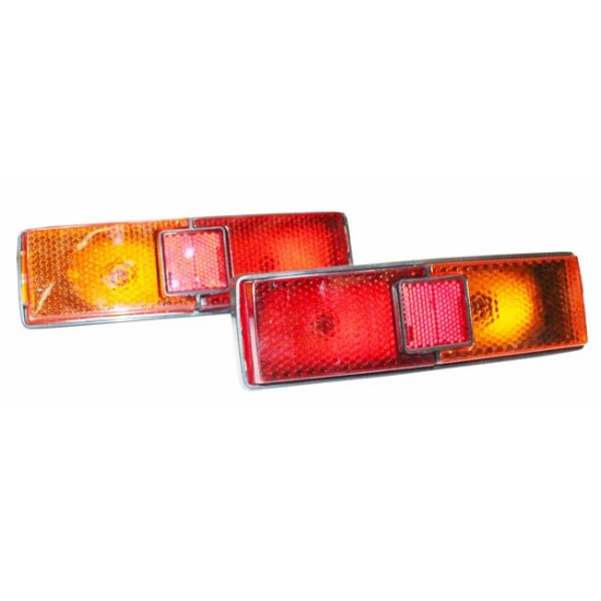Rücklicht Rechts+Links SET Chrom 21011-3716010+3716011