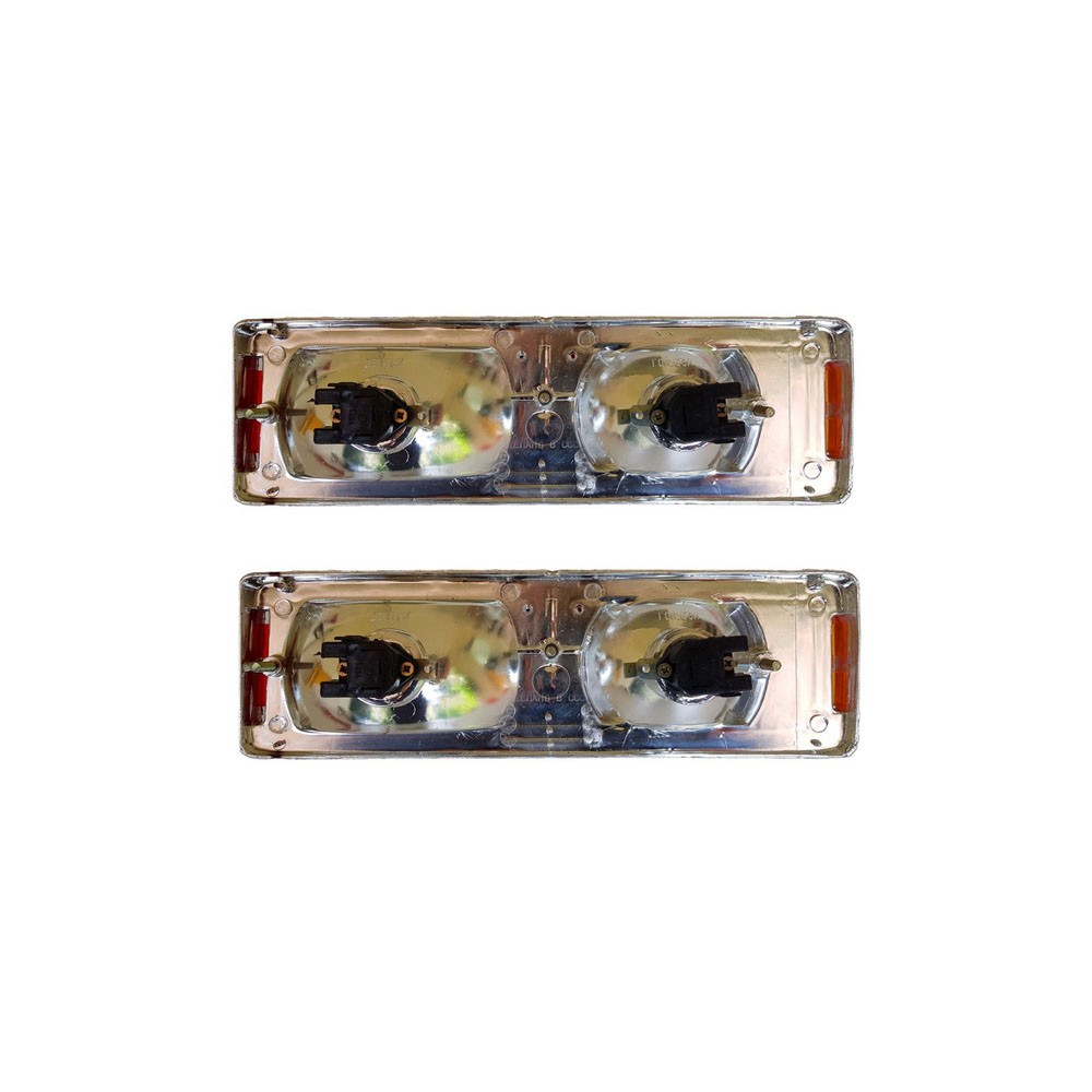 Rücklicht Rechts+Links SET Chrom 21011-3716010+3716011