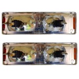 Rücklicht Rechts+Links SET Chrom 21011-3716010+3716011