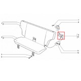 Sitzlehnenhalterung links 21214-6820067