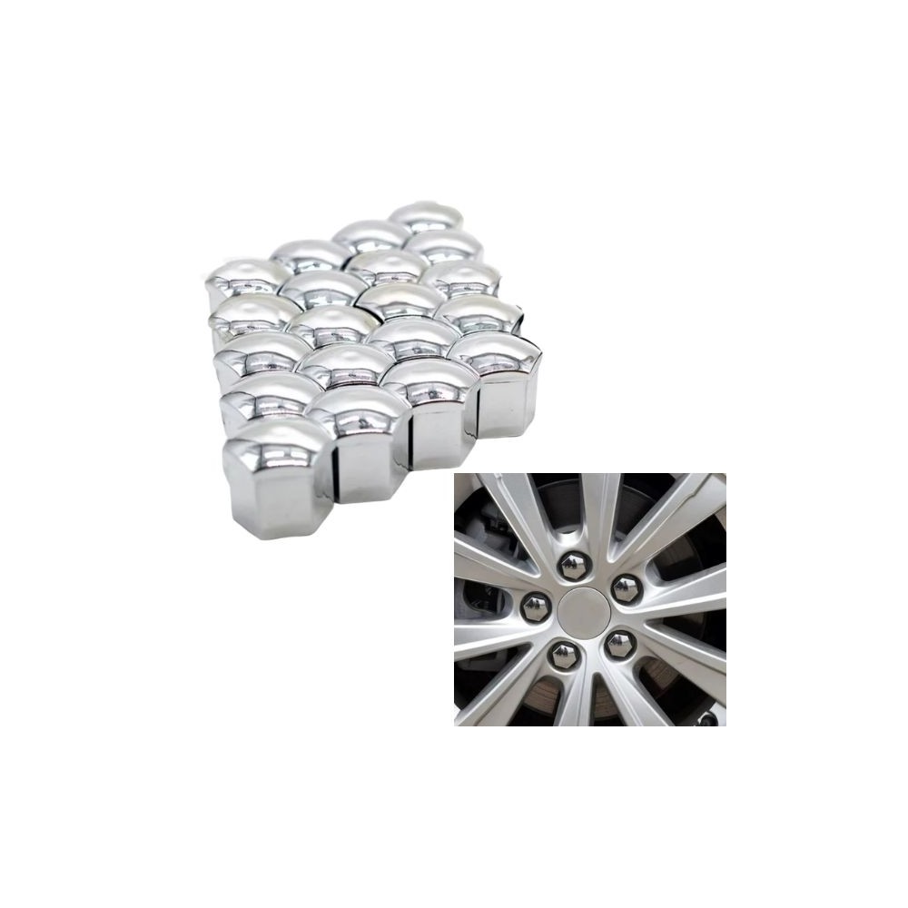 Auto-Radmutternschützer silber